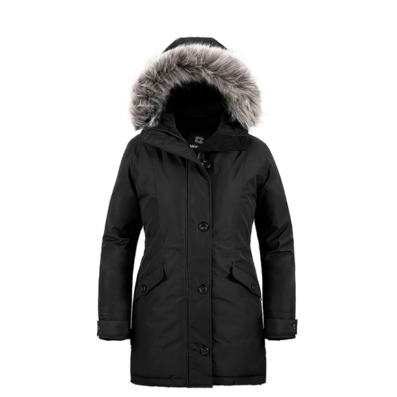 Wantdo Jackets & Blazers - Women's Wantdo Black Hooded Jacket